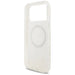 Guess IML Flowers Electro Pearl Strap MagSafe Case for iPhone 17 Pro Max - White - Cell phone cases