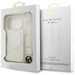 Guess IML Flowers Electro Pearl Strap MagSafe Case for iPhone 17 Pro - White - Cell phone cases and covers<<<HurtelXML