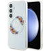 Guess IML Flowers Wreath MagSafe case for Samsung Galaxy S24+ - transparent - Cell phone cases and covers<<<HurtelXML