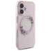 Guess IML Flowers Wreath MagSafe iPhone 16 Case - Pink - Cell phone cases and covers<<<HurtelXML