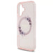 Guess IML Flowers Wreath MagSafe iPhone 16 Case - Pink - Cell phone cases and covers<<<HurtelXML