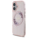 Guess IML Flowers Wreath MagSafe iPhone 16 Case - Pink - Cell phone cases and covers<<<HurtelXML
