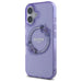 Guess IML Flowers Wreath MagSafe iPhone 16 Case - Purple - Cell phone cases and covers<<<HurtelXML