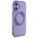 Guess IML Flowers Wreath MagSafe iPhone 16 Case - Purple - Cell phone cases and covers<<<HurtelXML