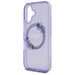 Guess IML Flowers Wreath MagSafe iPhone 16 Case - Purple - Cell phone cases and covers<<<HurtelXML