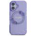 Guess IML Flowers Wreath MagSafe iPhone 16 Case - Purple - Cell phone cases and covers<<<HurtelXML