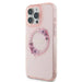 Guess IML Flowers Wreath MagSafe iPhone 16 Pro Case - Pink - Cell phone cases and covers<<<HurtelXML