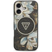 Guess IML Glitter Flowers Triangle MagSafe case for iPhone 17 - black - Cell phone cases and covers<<<HurtelXML