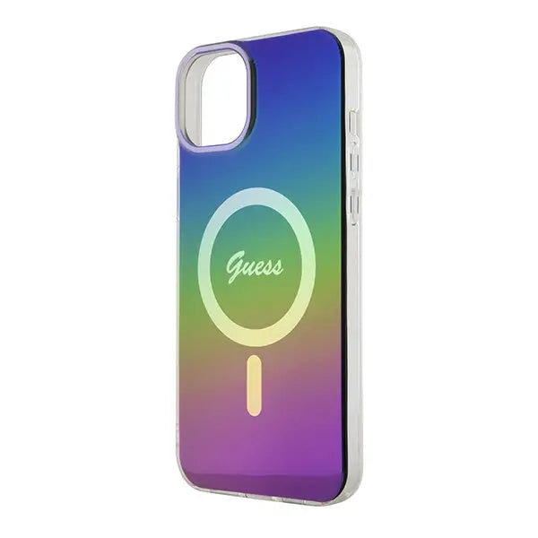 Guess IML Iridescent MagSafe case for iPhone 15 / 14 / 13 6.1’’ - multicolor - Cell phone cases and covers<<<HurtelXML