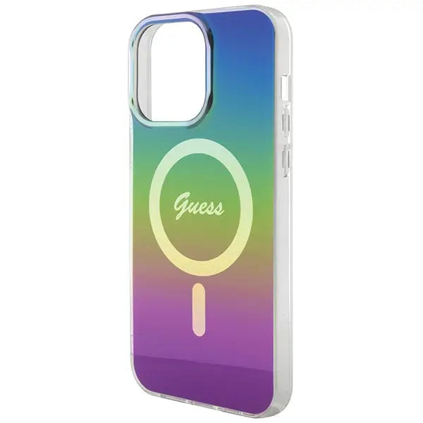 Guess IML Iridescent MagSafe case for iPhone 15 Pro Max 6.7’’ - multicolor - Cell phone cases and covers<<<HurtelXML