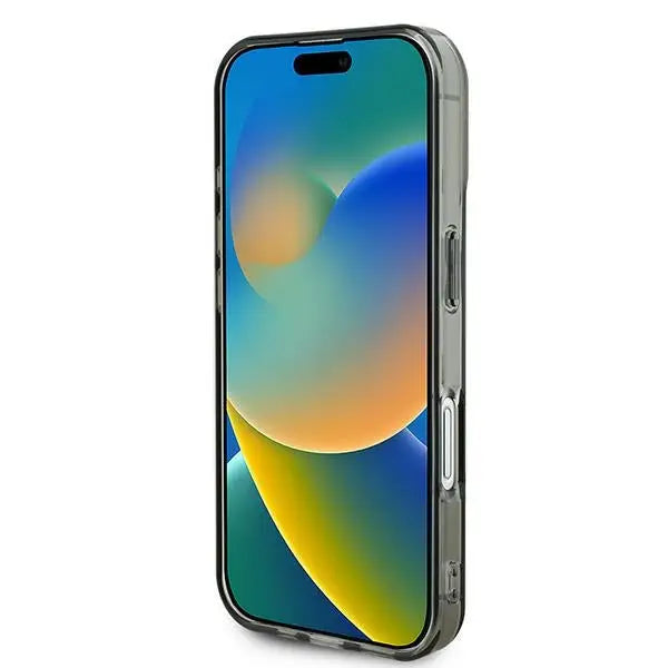 Guess IML Rhinestones MagSafe iPhone 16 Case - Black - Cell phone cases and covers<<<HurtelXML