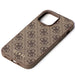 Guess iPhone 14 Pro Max 4G Metal Gold Logo Series Case - Brown - Cell phone cases and covers<<<HurtelXML