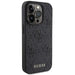 Guess Leather 4G Stamped case for iPhone 15 Pro Max - black - Cell phone cases and covers<<<HurtelXML