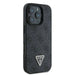 Guess Leather 4G Triangle Strass Case for iPhone 16 Pro - Black - Cell phone cases and covers<<<HurtelXML