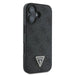 Guess Leather 4G Triangle Strass MagSafe Case for iPhone 16 - Black - Cell phone cases and covers<<<HurtelXML
