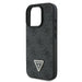 Guess Leather 4G Triangle Strass MagSafe Case for iPhone 16 Pro Max - Black - Cell phone cases and covers<<<HurtelXML