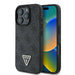 Guess Leather 4G Triangle Strass MagSafe Case for iPhone 16 Pro Max - Black - Cell phone cases and covers<<<HurtelXML
