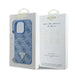 Guess Leather 4G Triangle Strass MagSafe Case for iPhone 16 Pro Max - Blue - Cell phone cases and covers<<<HurtelXML