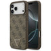 Guess Leather 4G Triangle Strass MagSafe Case for iPhone 17 Pro Max - Brown - Cell phone cases and covers<<<HurtelXML