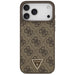 Guess Leather 4G Triangle Strass MagSafe Case for iPhone 17 Pro Max - Brown - Cell phone cases and covers<<<HurtelXML