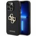 Guess Leather Perforated 4G Glitter Logo Case for iPhone 15 Pro - Black - Cell phone cases and covers<<<HurtelXML
