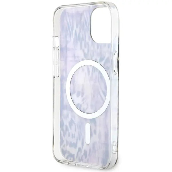 Guess Leopard MagSafe case for iPhone 14 - pink - Cell phone cases and covers<<<HurtelXML