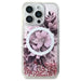 Guess Liquid Glitter Flower MagSafe iPhone 16 Pro Case - Pink - Cell phone cases and covers<<<HurtelXML