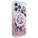 Guess Liquid Glitter Flower MagSafe iPhone 16 Pro Case - Pink - Cell phone cases and covers<<<HurtelXML