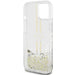 Guess Liquid Glitter Gold Stripes case for iPhone 15 / 14 / 13 - transparent - Cell phone cases and covers<<<HurtelXML