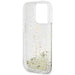 Guess Liquid Glitter Gold Stripes case for iPhone 15 Pro - transparent - Cell phone cases and covers<<<HurtelXML