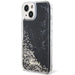 Guess Liquid Glitter Marble case for iPhone 14 - black - Cell phone cases and covers<<<HurtelXML