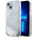 Guess Liquid Glitter Marble case for iPhone 14 - white - Cell phone cases and covers<<<HurtelXML
