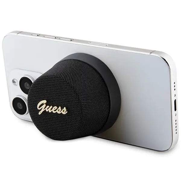 Guess Magnetic Script Metal Bluetooth speaker - black - Cell phone cases and covers<<<HurtelXML