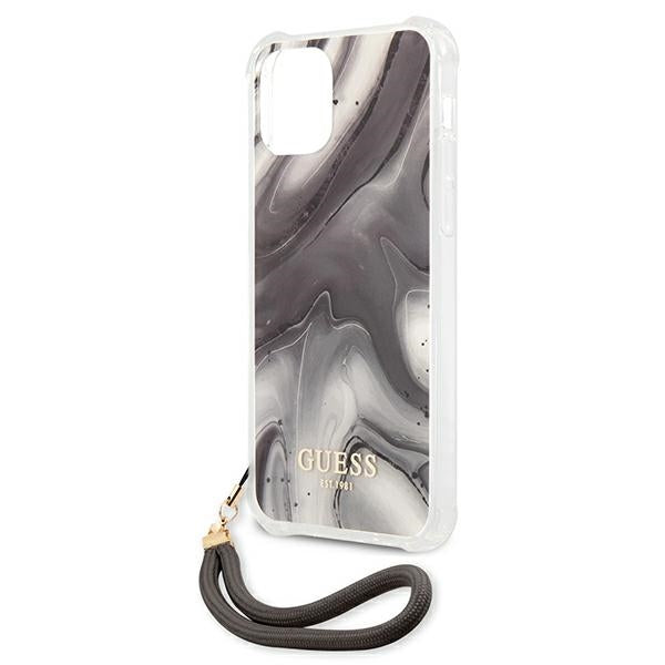 Guess Marble Collection iPhone 12 / iPhone 12 Pro Case - Gray - Cell phone cases and covers<<<HurtelXML