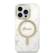 Guess Marble MagSafe Case + Charger Set for iPhone 14 Pro Max 6.7’’ - White - Cell phone USB charger<<<HurtelXML