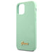 Guess Metal Logo Script Case for iPhone 12 Pro Max 6.7’’ - Green - Cell phone cases and covers<<<HurtelXML