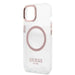 Guess Metal Outline MagSafe case for iPhone 13 - pink - Cell phone cases and covers<<<HurtelXML