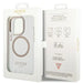 Guess Metal Outline Magsafe iPhone 15 Pro Max Case - Gold - Cell phone cases and covers<<<HurtelXML