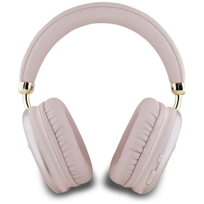 Guess Metallic Triangle Logo Over-Ear Headphones - Pink - Headphones and speakers<<<HurtelXML