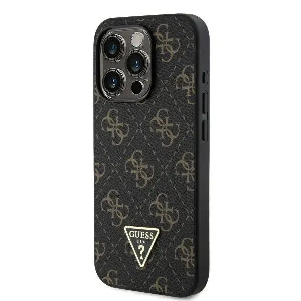 Guess New 4G Triangle Case for iPhone 16 Pro - Black - Cell phone cases and covers<<<HurtelXML