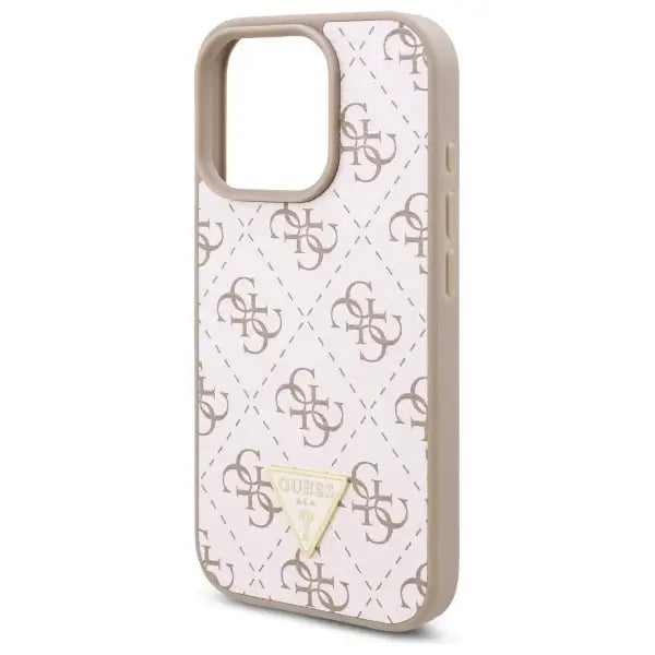 Guess New 4G Triangle Case for iPhone 16 Pro Max - White - Cell phone cases and covers<<<HurtelXML