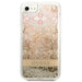 Guess Paisley Liquid Glitter case for iPhone SE 2022 / SE 2020 / 7 / 8 - gold - Cell phone cases and covers<<<HurtelXML
