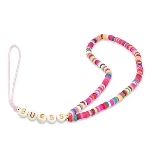 Guess pendant GUSTGMPP Phone Strap multicolor pink/multicolor pink Heishi Beads - Other cell phone equipment<<<HurtelXML