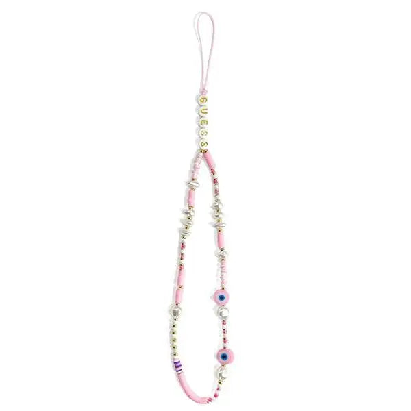 Guess pendant GUSTSHPP Phone Strap pink/pink Beads Shell - Other cell phone equipment<<<HurtelXML