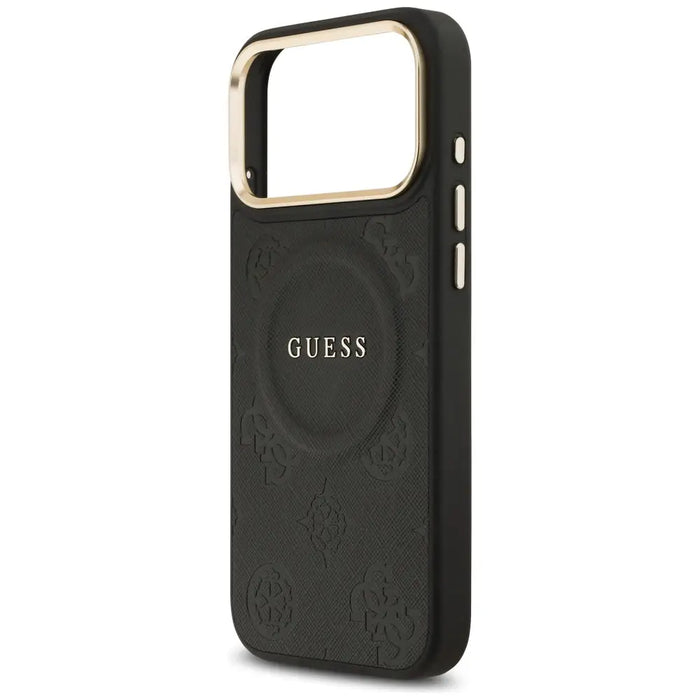 Guess Peony Hot Stamp MagSafe Case for iPhone 17 Pro Max - Black - Cell phone cases and covers<<<HurtelXML
