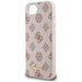Guess Peony Script Logo MagSafe iPhone 16e Case - Brown - Cell phone cases and covers<<<HurtelXML