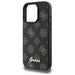 Guess Peony Script MagSafe iPhone 16 Pro Max Case - Black - Cell phone cases and covers<<<HurtelXML
