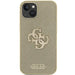 Guess Perforated 4G Glitter case for iPhone 15 - gold - Cell phone cases and covers<<<HurtelXML