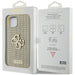 Guess Perforated 4G Glitter case for iPhone 15 - gold - Cell phone cases and covers<<<HurtelXML