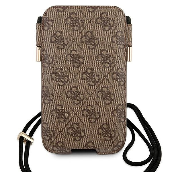 Guess Phone bag GUHCP12M4GPSBR 6.1’’ brown/brown 4G Metal Logo - Others<<<HurtelXML